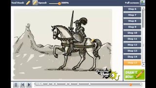 How to Draw a Medieval Knight [upl. by Barrie]