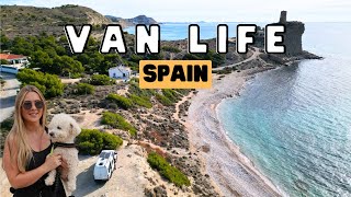 Exploring Spains BEST FREE camping spots  Van Life Europe S5 Ep6 [upl. by Benildas956]