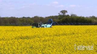 Traitement Fongicide sur colza hybride au stade floraison [upl. by Wittie]