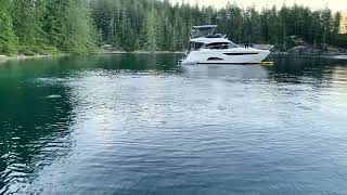 Cruising beautiful British Columbia Copeland Islands Provincial Marine Park and Oyster Cove [upl. by Clarinda]