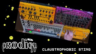 THE PRODIGY  Claustrophobic Sting Live Acid Techno Remix  Behringer RD9 TD3  TD3MO amp Edge [upl. by Ancelin]