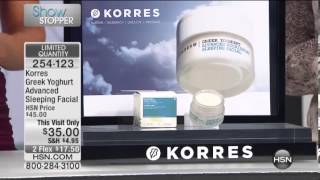 Korres Greek Yoghurt Advanced Sleeping Facial [upl. by Claudio]