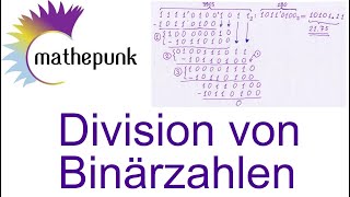 Division von Binärzahlen [upl. by Wier]