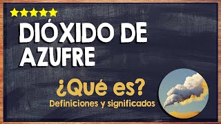 🔥 ¿Qué es el Dióxido de Azufre  Conoce todo Sobre gases de Combustión 🔥 [upl. by Sesiom]