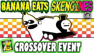 HOW TO GET SECRET SKINS and CODES  BANANA EATS amp SKENGINES CROSSOVER EVENT  Roblox [upl. by Ladnyk514]