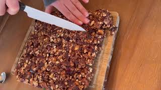 5 Ingredient Granola Bars [upl. by Aihsotal]