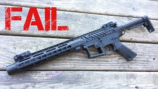 Lightweight Airsoft Skeletonized Receiver FAIL [upl. by Clawson]