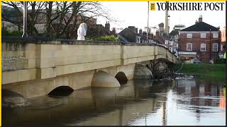 Flooding in Tadcaster [upl. by Yenrab]