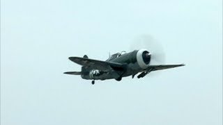 TWO P47 THUNDERBOLTS All Flight Action [upl. by Nevaeh]