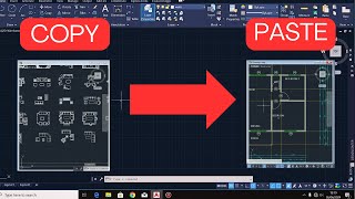 quotAutoCAD Tips How to copy CAD objects from one AutoCAD file to another AutoCAD filequot TDMC [upl. by Pournaras]