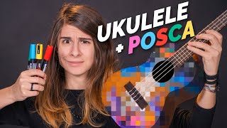 Customizzo un UKULELE con gli UNI POSCA ðŸ¸ [upl. by Audres]