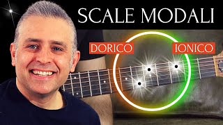 Le Scale MODALI Sulla Chitarra  Tutorial Facile e Completo [upl. by Sillyrama]