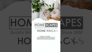 How to Fold Your Towel into a Fancy Pocket to WOW Your Guests  Homescapes Home Hacks EP 1 [upl. by Redan]