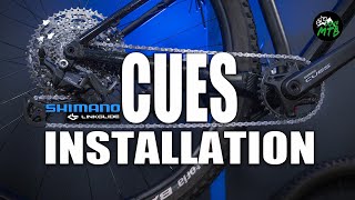 4 of 5  Testing Shimano CUES U6000 1 x 11 speed Installation Linkglide 91011s Drivetrains [upl. by Nuahs236]