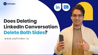 Does Deleting LinkedIn Conversation Delete Both Sides [upl. by Richie315]