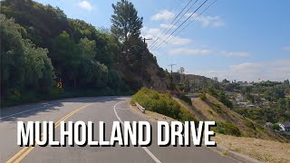 4K Tour Mulholland Dr in the Hollywood Hills [upl. by Yentruok104]