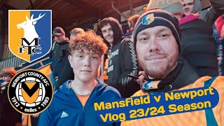 Mansfield v Newport vlog 2324 [upl. by Namsu]