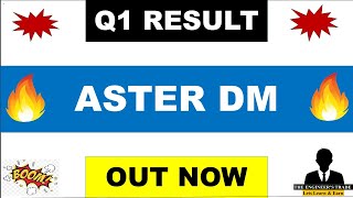 Aster DM Q1 Results 2025  Aster dm results today  Aster dm healthcare share latest news [upl. by Timmons197]