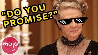 Top 10 SAVAGE Dowager Countess of Grantham Moments [upl. by Brietta]