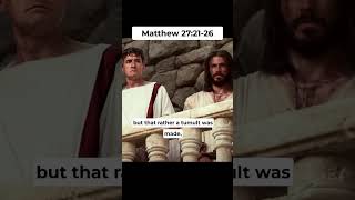 The Crowd Chooses Barabbas  Pilate Washes his Hands  shorts bible daily bibleverse jesus [upl. by Salguod152]