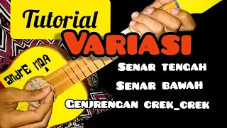 VARIASI GENJRENGAN SENAR TENGAH  BAWAH DAN GENJRENGAN CREKCREK UKULELE BY ANDRE NGANGA [upl. by Pietra]