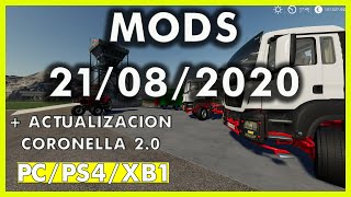 💻🎮👉 MODS FARMING SIMULATOR 19  ACTUALIZACION CORONELLA 20  21082020  PCPS4XB1 💻🎮👈 [upl. by Florenza]