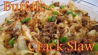 Atkins Diet Recipes Low Carb Buffalo Crack Slaw IF [upl. by Fowkes]