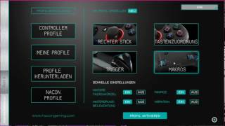 Nacon Revolution Pro Controller How to Software Einstellungen und Übersicht [upl. by Omora]