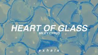 Miley Cyrus  Heart Of Glass Cover Traducida al español [upl. by Erminna]