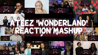 ATEEZ ‘WONDERLAND’ MV  Reaction Mashup 彡 [upl. by Nuajed]