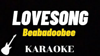 Beabadoobee  Love Song  Karaoke Guitar Instrumental [upl. by Weigle]