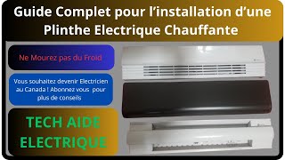 Guide complet installation dune plinthe électrique chauffante [upl. by Ernst923]