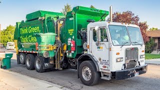 Peterbilt 320  McNeilus ZR Garbage Truck [upl. by Anihcak307]