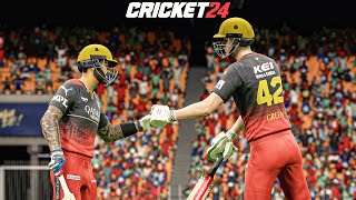 Chase of the Century GT vs RCB IPL 2024 Match at NMS Stadium  Cricket 24 [upl. by Isabeau381]