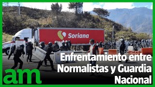 NORMALISTAS toman caseta de PALO ALTO y se ENFRENTAN a Guardia Nacional [upl. by Adnawaj]