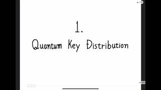 양자정보 기초 81 Quantum Key DistributionQKD BB84 Protocol [upl. by Catherina]