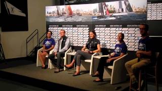 Sailors for the Sea and The Americas Cup Healthy Oceans Project PressConference [upl. by Limber304]