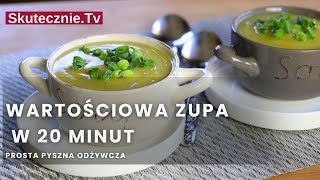 Szybka zupa z cukinii i soczewicy –pyszna i wartościowa  SkutecznieTv [upl. by Tongue]