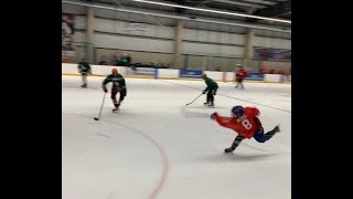 Tyler McNeil USHL Omaha Lancers 2019 Main Camp amp Prospect’sAllStar Game Highlight Reel [upl. by Lepley]