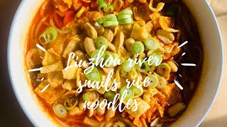 How to cook Liziqi‘s “Liuzhou river snails rice noodle” 李子柒柳州螺螄粉怎麼煮？ [upl. by Neved512]