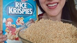 SassEsnacks ASMR Eating Sounds  Rice Krispies Treats  Recipe [upl. by Leventhal731]