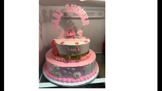 Pastel de baby shower para niña [upl. by Llevron143]