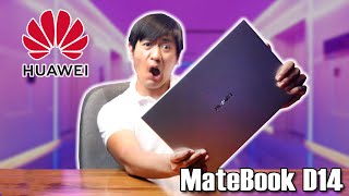 HUAWEI MATEBOOK D14  NAPAKAELEGANT HWOWEI  Unboxing Reviewing amp Upgrading [upl. by Marleen]