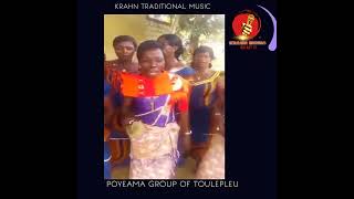 TRADITIONAL KRAHN MUSIC BY POYEAMA GROUP OF TOULEPLEU [upl. by Yorle]