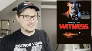 WITNESS 1985 Arrow 4K Bluray Review [upl. by Enimrac877]