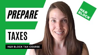 HampR Block Income Tax Preparation Classes Free [upl. by Bowden]