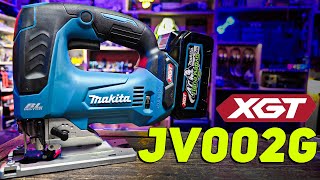 Аккумуляторный лобзик 40V Makita XGT JV002G [upl. by Prentiss]