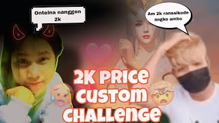 Free fire Max 🔥 2K price Custom Challenge🥲 🔥😈💯💯💯💯💯💯😈😈😈 [upl. by Martsen]