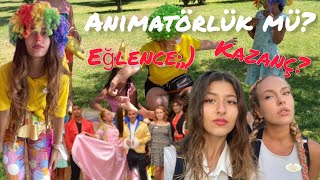 ANİMATÖRLÜK NASILDI OTELDE NELER YAPTIM Kazanç lojman eğlence vlog animatörlük animasyon [upl. by Gerger]