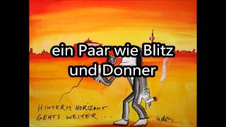 Udo Lindenberg  Hinterm Horizont lyrics [upl. by Alisen486]